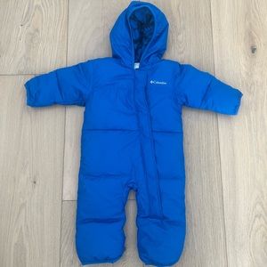 Columbia Kids' Snuggly Bunny Bunting, 6-12 months, blue